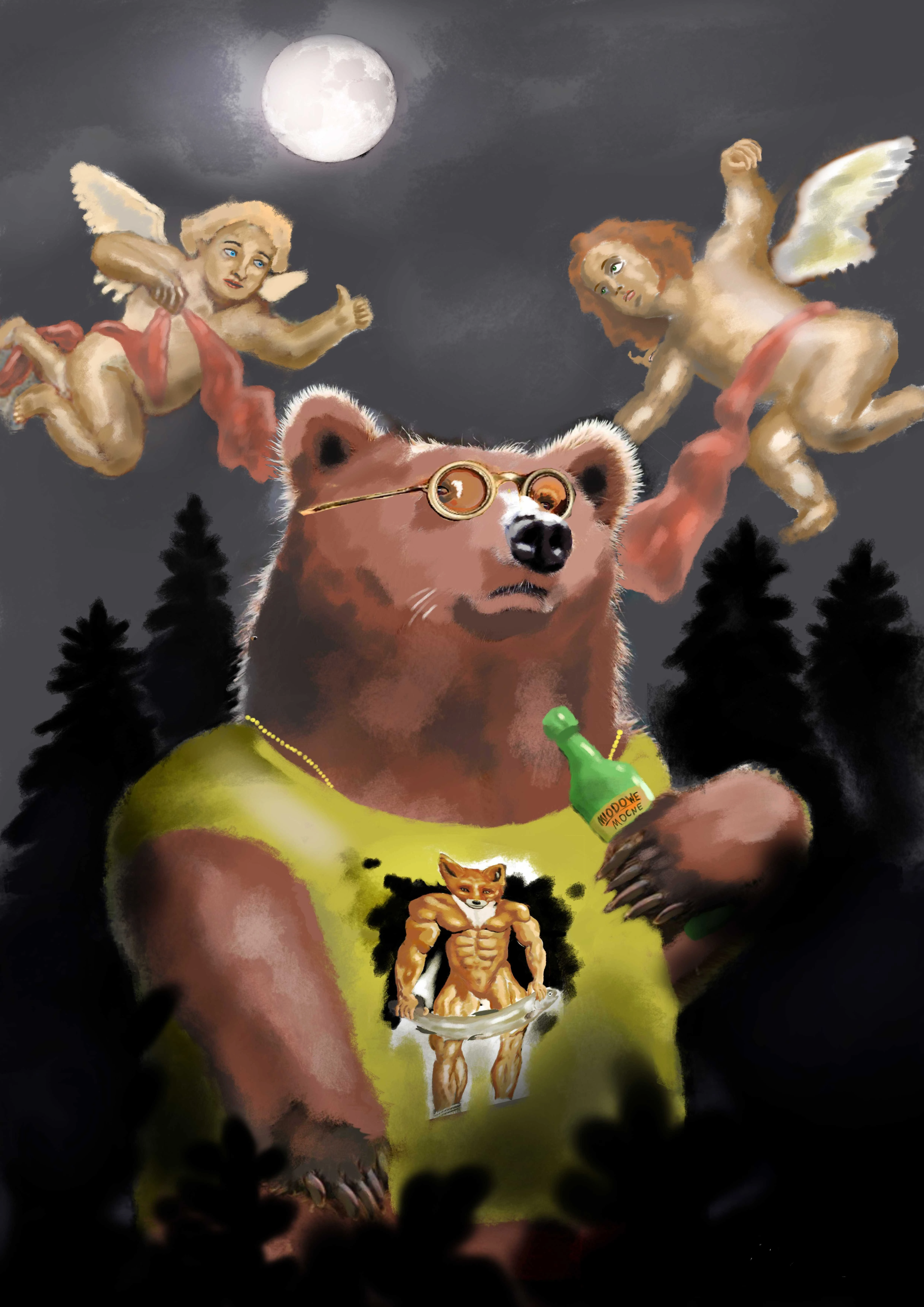 Concept sketch of a character for an educational platform – original artwork